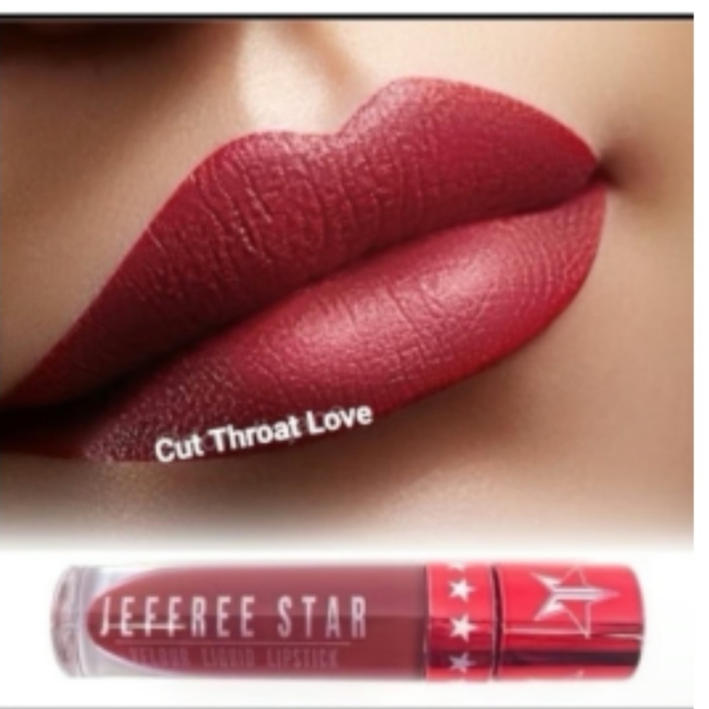 Jeffree Star Red Matte Lipstick Bold Velour